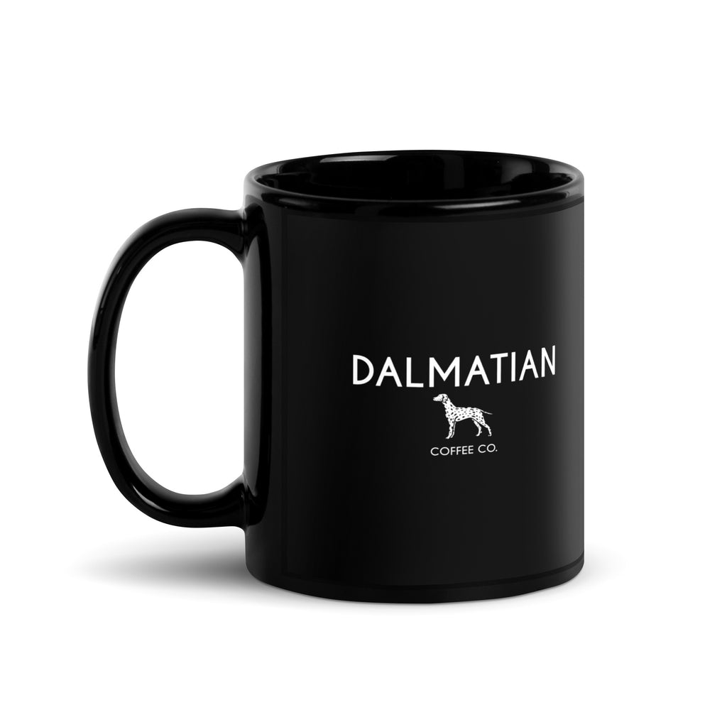 3d dalmatian coffee mugs Signature Black Mug